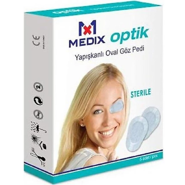 Medix Yapışkan Oval Gözpedi 5'li ürün görseli