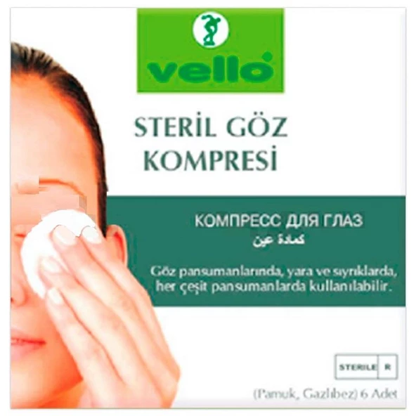 Vello Hypoallergenic Eye Pad Large ürün görseli