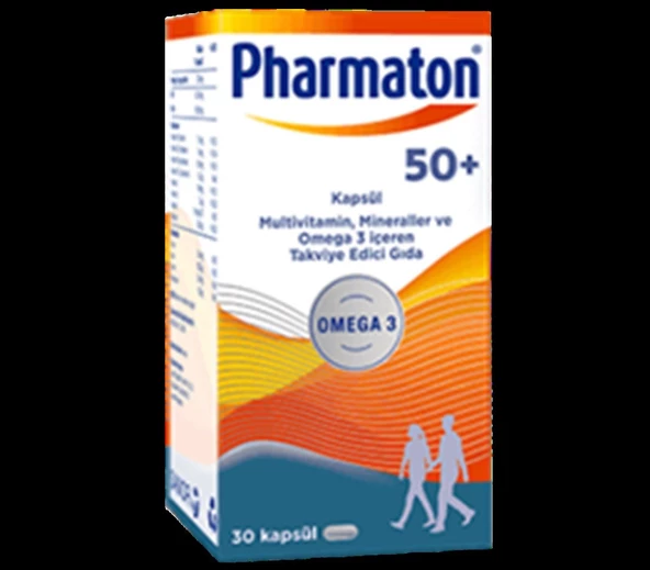 Pharmaton 50 Plus 30 Kapsül ürün görseli
