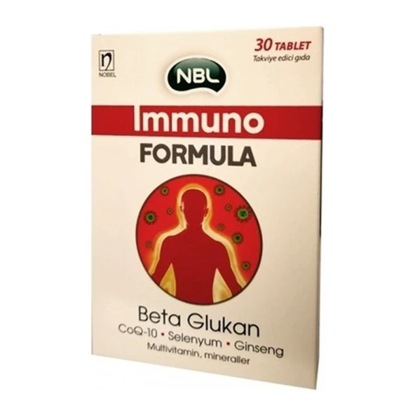 NBL Immuno Formula Selenyum Beta Glukan 30 Tablet ürün görseli