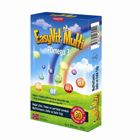 EasyFishoil Multi 30 Jel Tablet ürün görseli