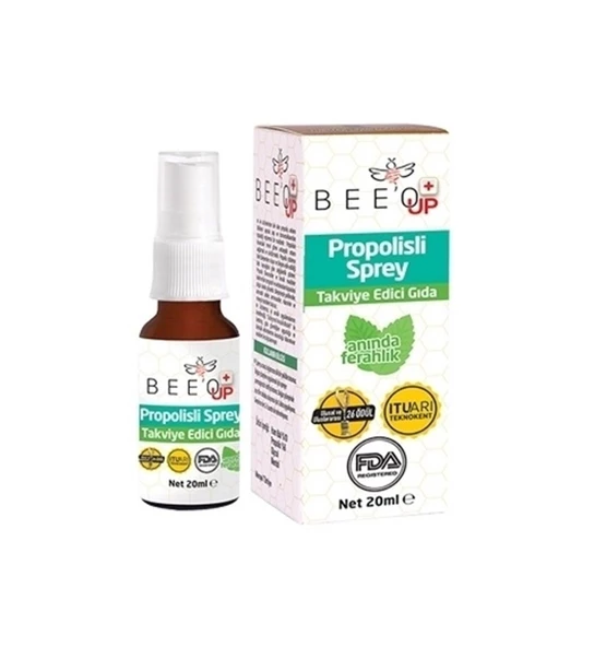 Bee'o Up Propolisli Ballı Boğaz Spreyi 20 ml ürün görseli