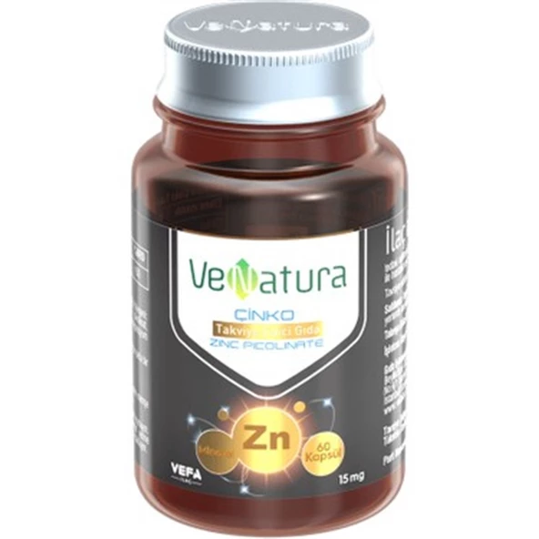 Venatura Çinko 15 mg 60 Kapsül - Eski Ambalaj - Resim 2