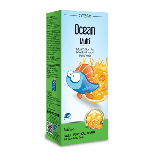 Ocean Multi Ballı Portakal Konsantreli Şurup 150 ml ürün görseli