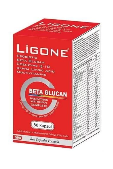 Ligone Beta Glucan Probiotic Multivitamin 30 Kapsül - Eski Ambalaj ürün görseli