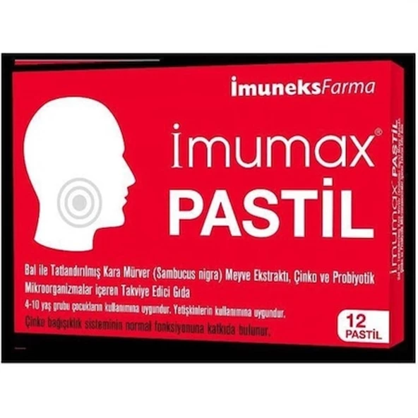 Imumax 12 Pastil ürün görseli
