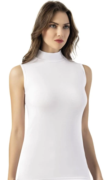 KOTA 6465 BAYAN RAPORLU RİBANA KOLSUZ BOĞAZLI BODY 6 ADET - Resim 2