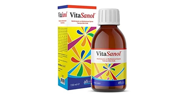 Vitasanol Multivitamin Multimineral Şurup 150 ml ürün görseli