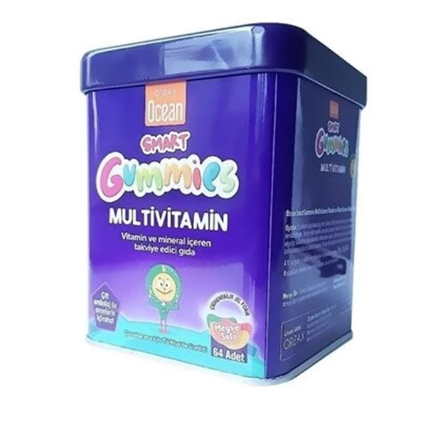 Ocean Smart Gummies Multivitamin 64'lü ürün görseli