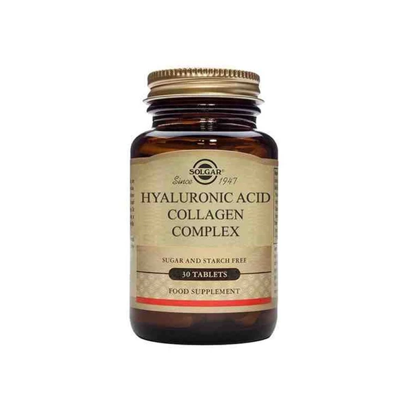 Solgar Hyaluronic Acid Collagen Complex 30 Tablet