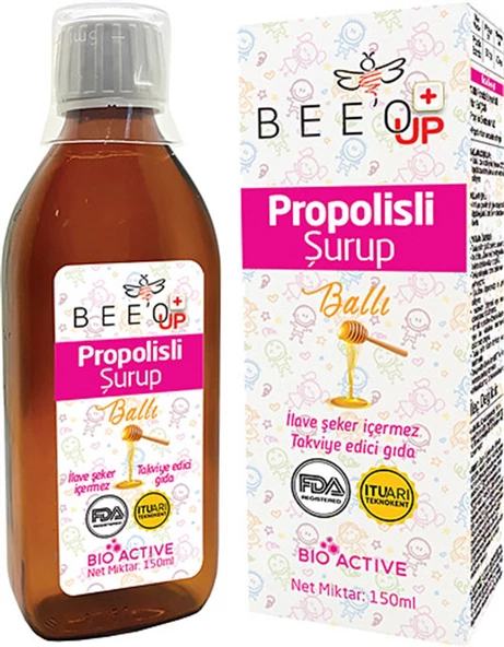 Bee'o Up Propolisli Şurup 160 ml ürün görseli