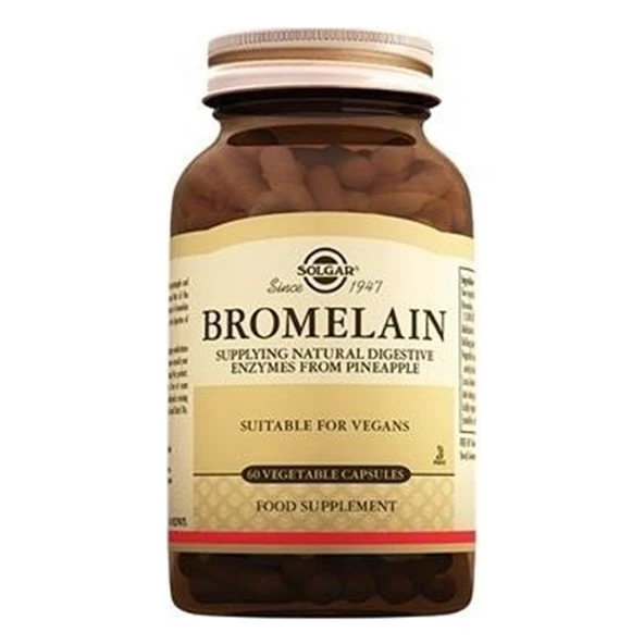 Solgar Bromelain 150 mg 60 Kapsül ürün görseli