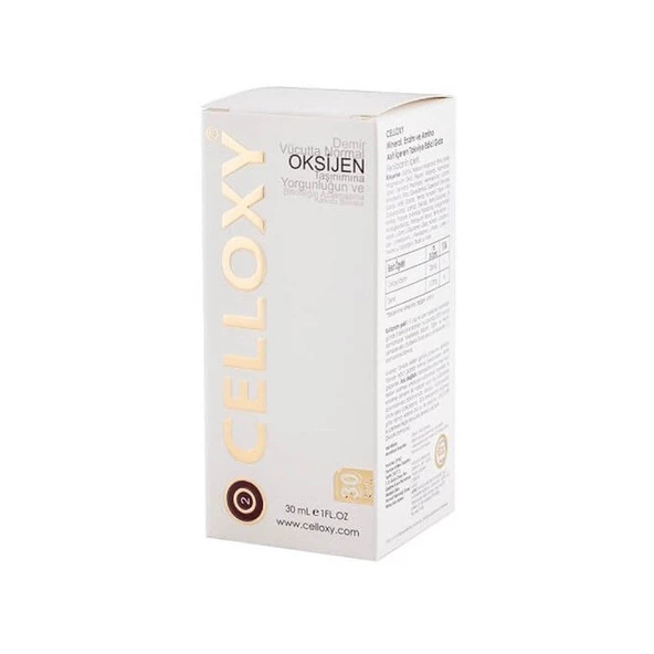 Celloxy Oksijen Damla 30 ml ürün görseli