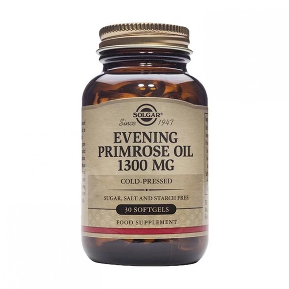 Solgar Evening Primrose 1300 mg 30 Kapsül ürün görseli