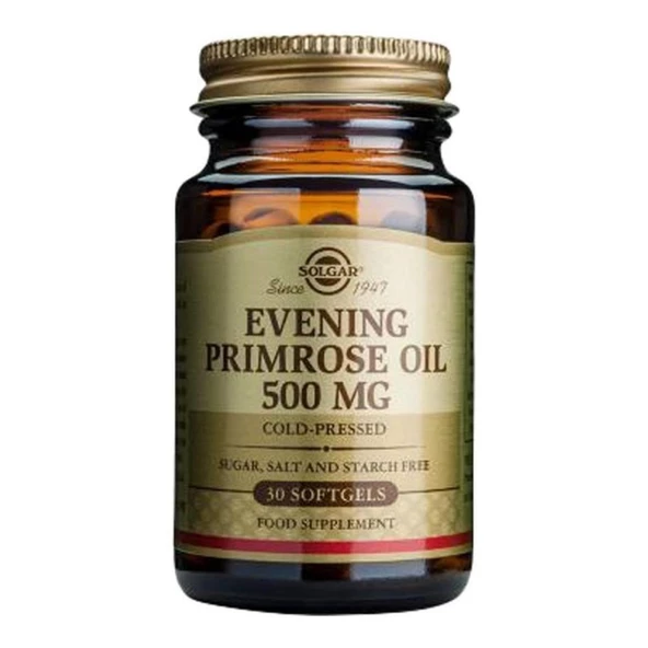Solgar Evening Primrose 500 mg 30 Kapsül ürün görseli