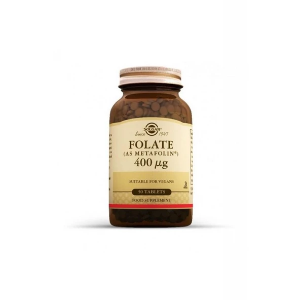 Solgar Folate 400 mg 50 Tablet