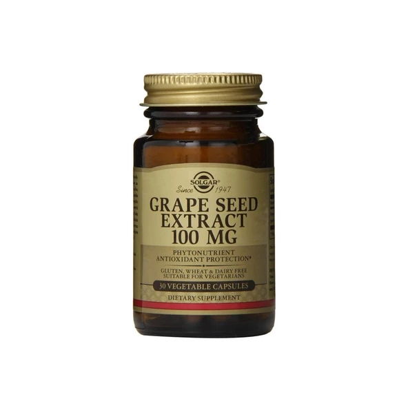 Solgar Grape Seed Extract 100 mg 30 Kapsül