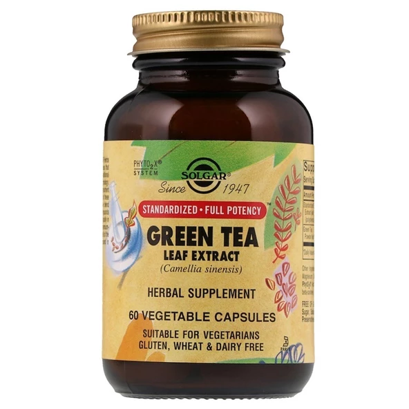 Solgar Green Tea 60 Kapsül