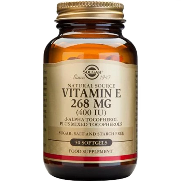 Solgar Vitamin E 400 IU 50 Softgel
