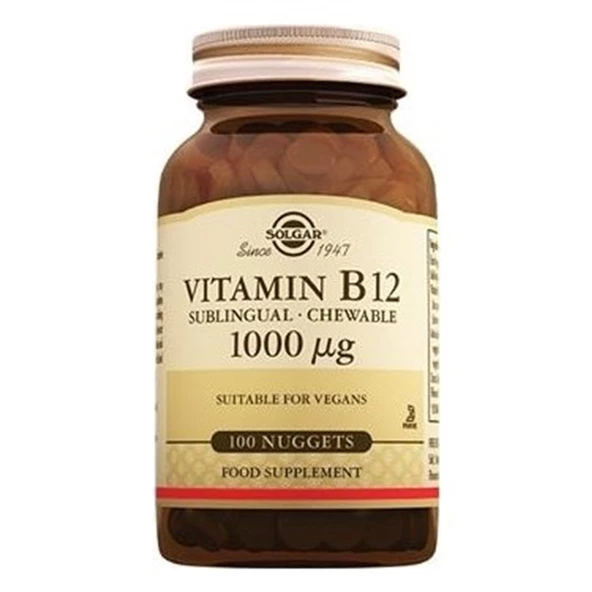 Solgar Vitamin B12 1000 mcg 100 Tablet - 1