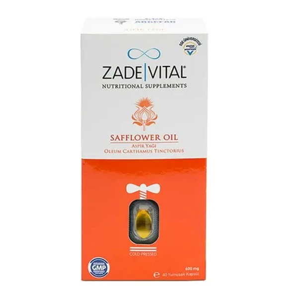 Zade Vital Aspir Yağı 600 mg 60 Kapsül ürün görseli
