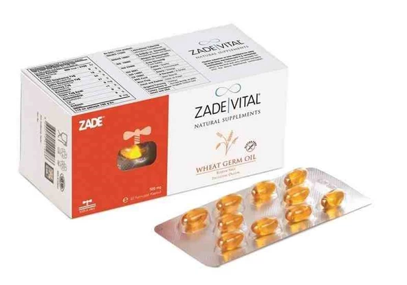 Zade Vital Ruşeym Yağı 500 mg 60 Kapsül ürün görseli