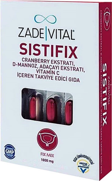 Zade Vital Sistifix 20 Kapsül ürün görseli