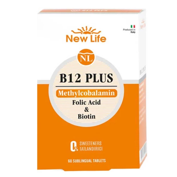 New Life B12 Plus Methylcobalamin 60 Tablet ürün görseli