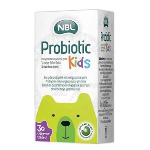 NBL Probiotic Kids 30 Çiğneme Tableti ürün görseli