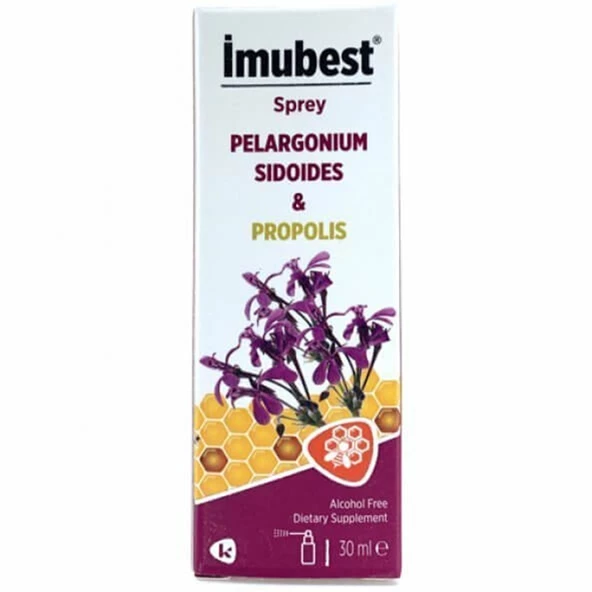 İmubest Afrika Sardunyası Propolis Sprey Alkolsüz 30 ml ürün görseli