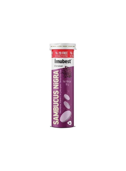 İmubest Sambucus Nigra & Vitamin C & Çinko 24 Efervesan Tablet