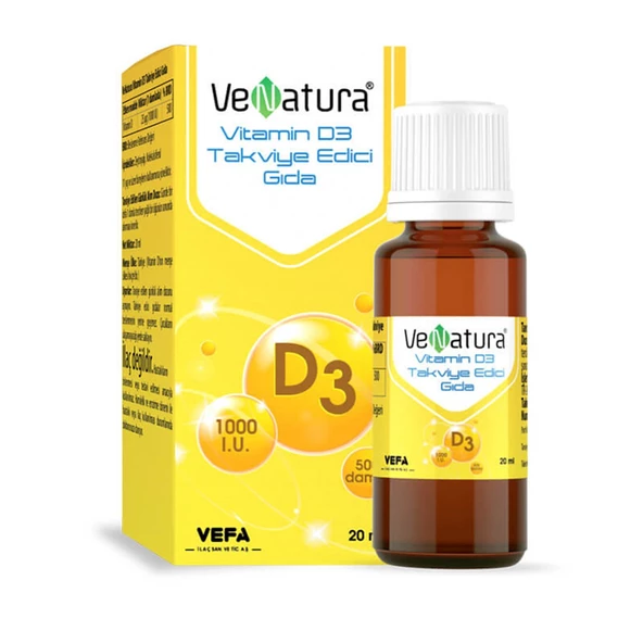 Venatura Vitamin D3 Damla 20 ml ürün görseli