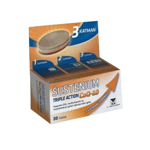 Sustenium Triple Action CoQ-10 30 Tablet ürün görseli