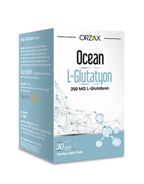 Ocean L-Glutatyon 250 mg 30 Tablet ürün görseli