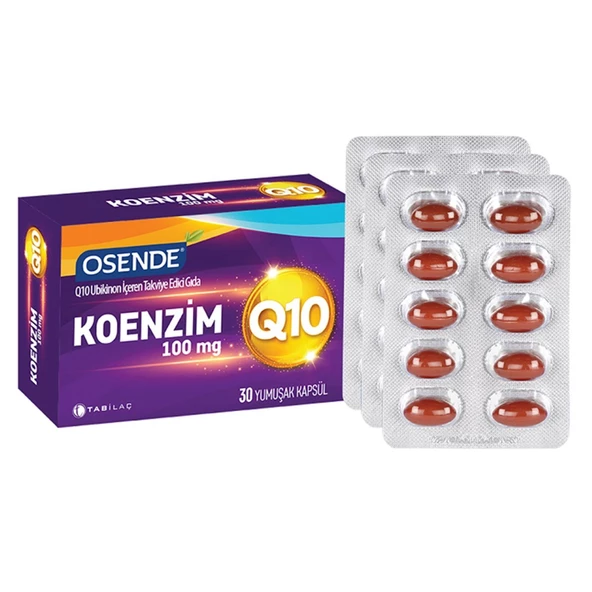 Osende Koenzim Q10 100 mg 30 Kapsül ürün görseli