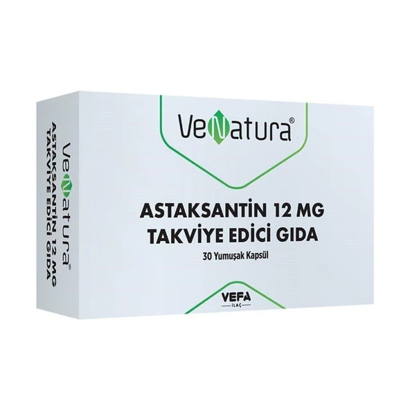 Venatura Astaksantin 12 mg 30 Kapsül ürün görseli