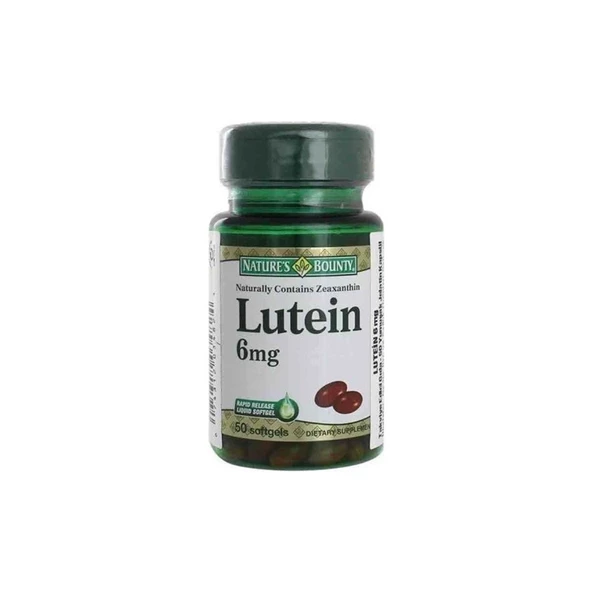Nature's Bounty Lutein 6 mg 50 Softgel ürün görseli