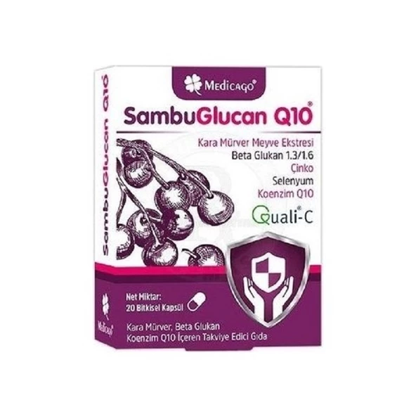 Medicago SambuGlucan Q10 20 Kapsül ürün görseli
