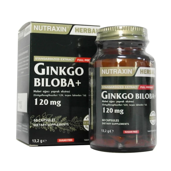 Nutraxin Ginkgo Biloba 60 Tablet ürün görseli