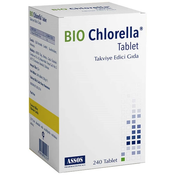 Bio Chlorella Takviye Edici Gıda 240 Tablet