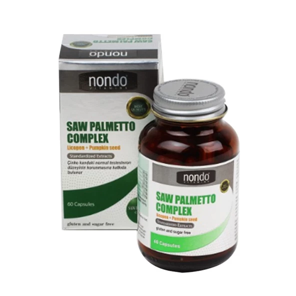 Nondo Saw Palmetto Complex 60 Kapsül ürün görseli