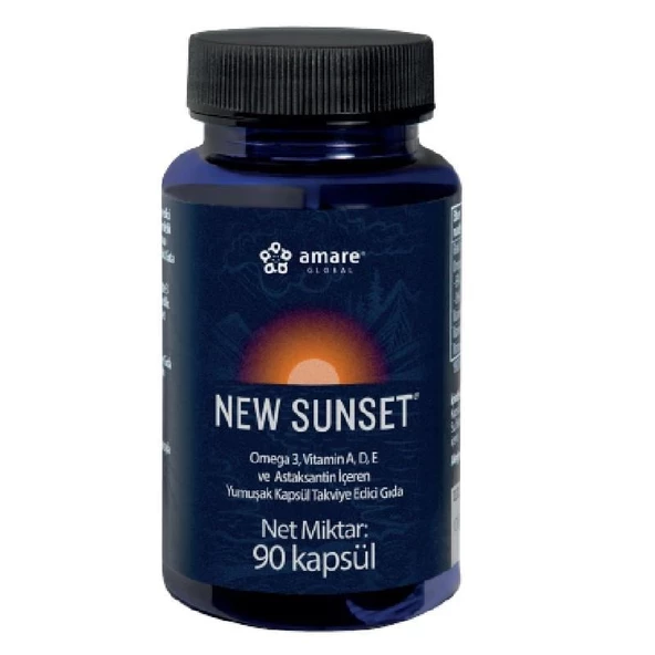 Amare (Kyani) New Sunset Omega 3 90 Kapsül 76 gr