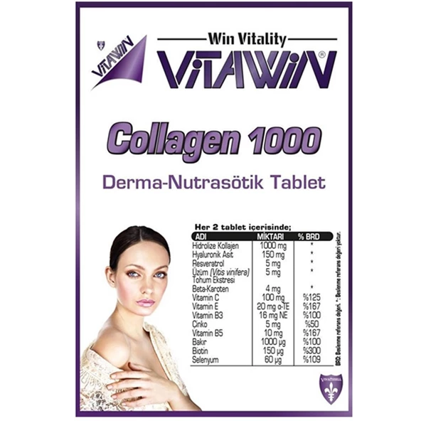Vitawin Collagen 1000 60 Tablet - Resim 2
