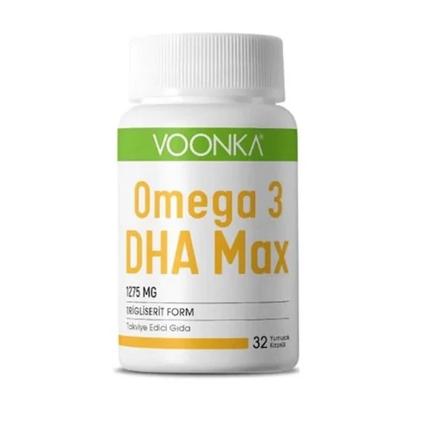 Voonka Omega-3 DHA Max 1275 mg 32 Kapsül ürün görseli