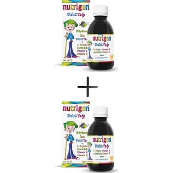 Nutrigen Balık Yağı Şurubu 200 ml 2'li Paket