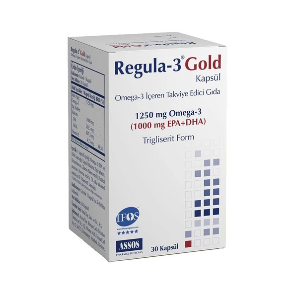 Regula-3 Gold Omega-3 1250 mg 30 Kapsül ürün görseli