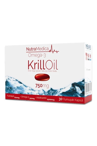 Nutramedica Krill Oil 750 mg 30 Kapsül ürün görseli