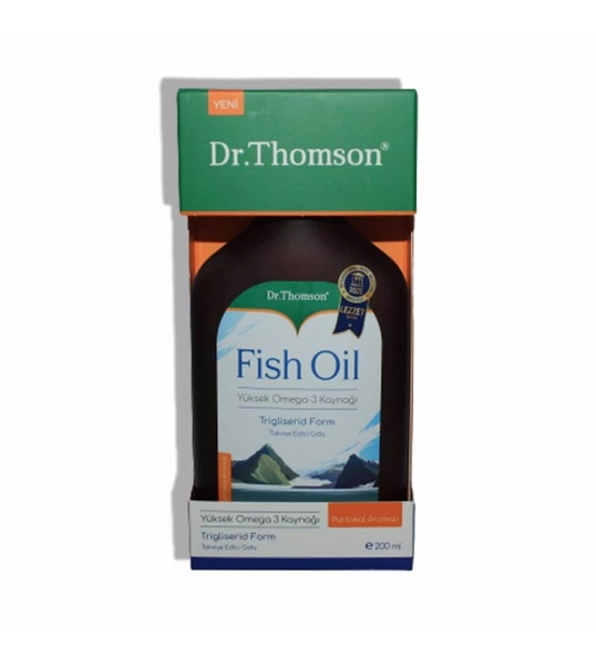Dr. Thomson Omega-3 Fish Oil Portakal Aromalı 150 ml