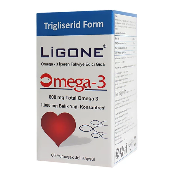 Ligone Omega-3 60 Yumuşak Kapsül ürün görseli