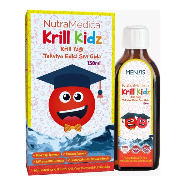 Nutramedica Krill Kidz 150 ml ürün görseli